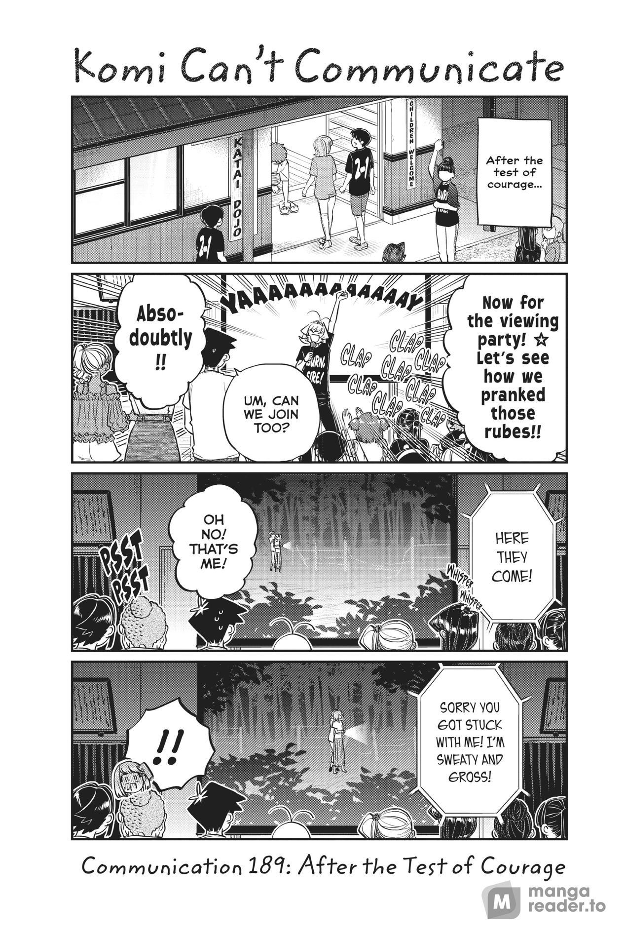 Komi Can’t Communicate, Chapter 189 image 01